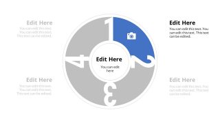 Cutout Number Shapes For Circular Diagram