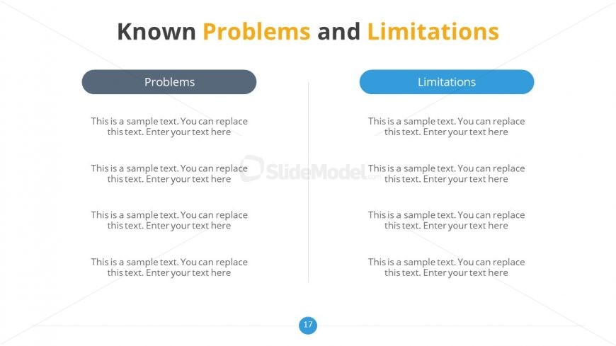 Comparison Slide Design for Professional Thesis 