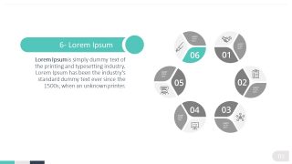 Free Slides for Process Cycle in Hexagon