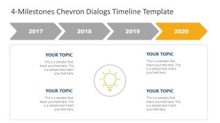 Flat Business Timeline PowerPoint