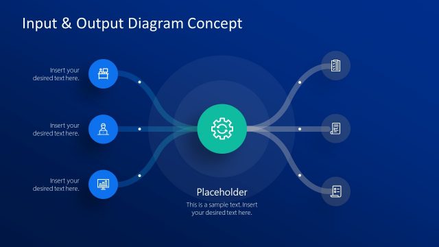 IPO Model Diagram Process PowerPoint