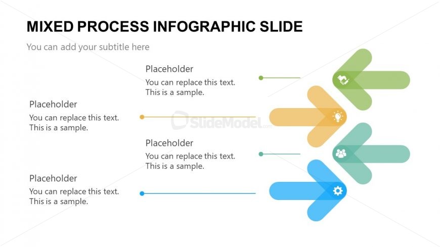 4 Steps Arrow Process PowerPoint 