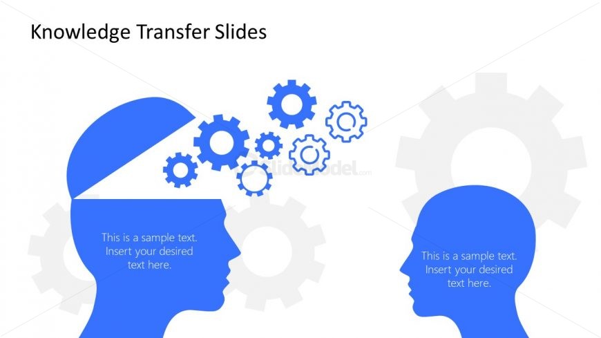 Editable PowerPoint Shapes of Human Head Infographics