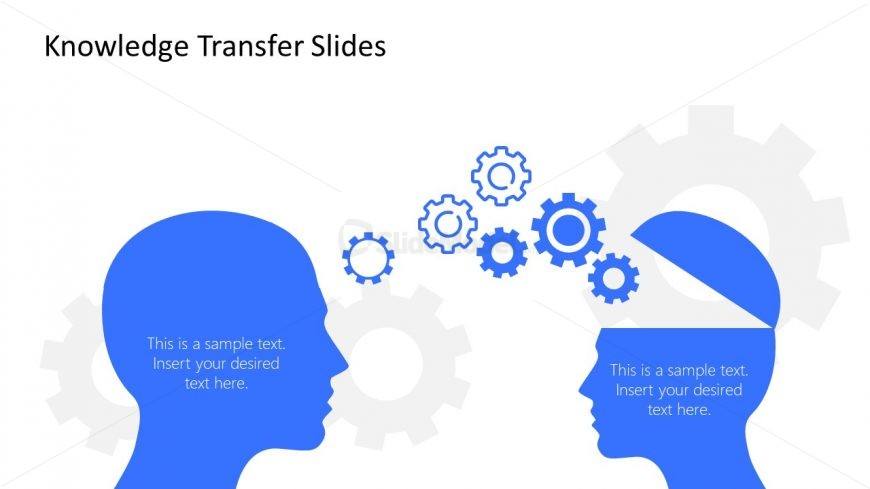 Slide of Knowledge Transfer Metaphors Template