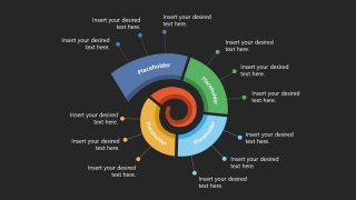 4 Steps Spiral Timeline Template