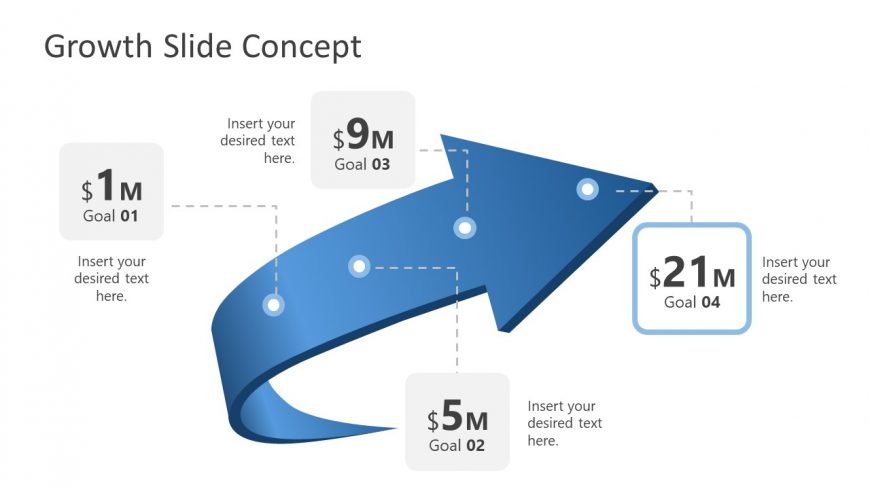 PowerPoint 4 Steps Arrow Diagram Stage 4