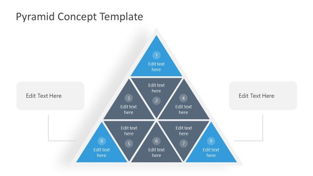 Pyramid Concept Triangles PowerPoint