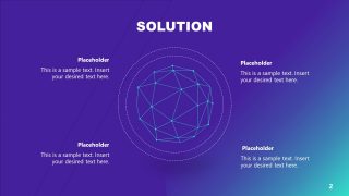 Network Global Diagram Artificial Intelligence PPT