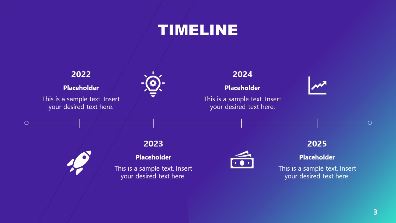 Project Timeline Template Artificial Intelligence Theme SlideModel