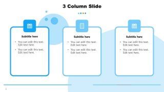 3 Segment Template for General Purpose PowerPoint 