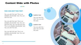 Content Photo Template for General Purpose PowerPoint 