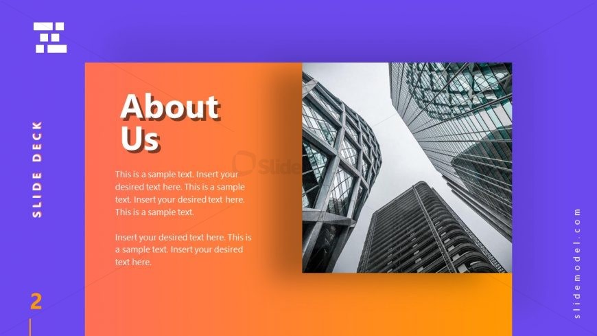 Template of Business Presentation About Us