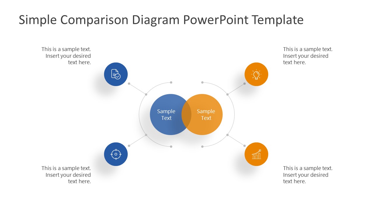 Presentation PowerPoint Simple Comparison