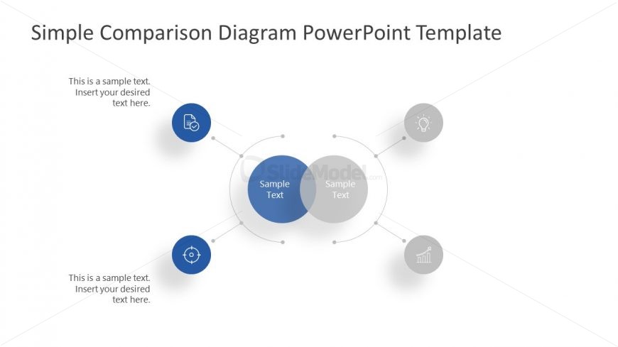 Presentation for Blue Comparison Icons