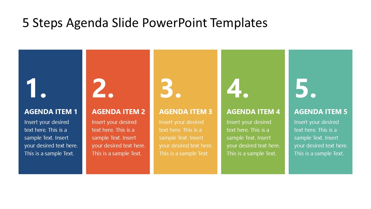 Free Agenda Slides PowerPoint Template SlideModel