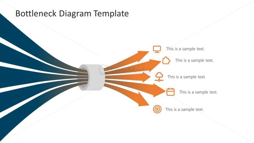 PPT Template for Bottleneck Diagram