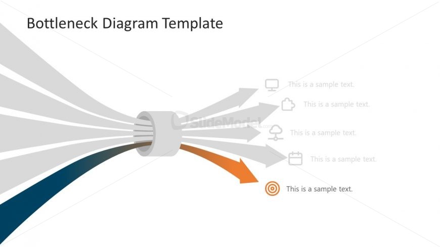 PowerPoint Diagram Arrow 5 Template