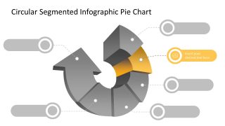 Arrow Circular Segment Pie Chart Step 2