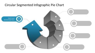 Arrow Circular Segment Pie Chart Step 6