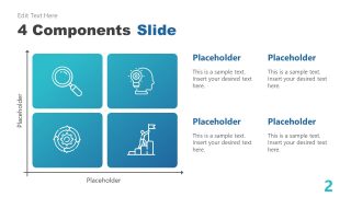 Infographic Diagram Template Matrix Layout