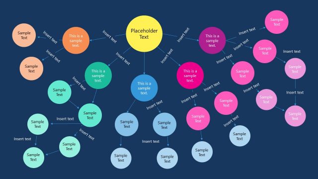 Colorful Free Concept Map Diagram Template