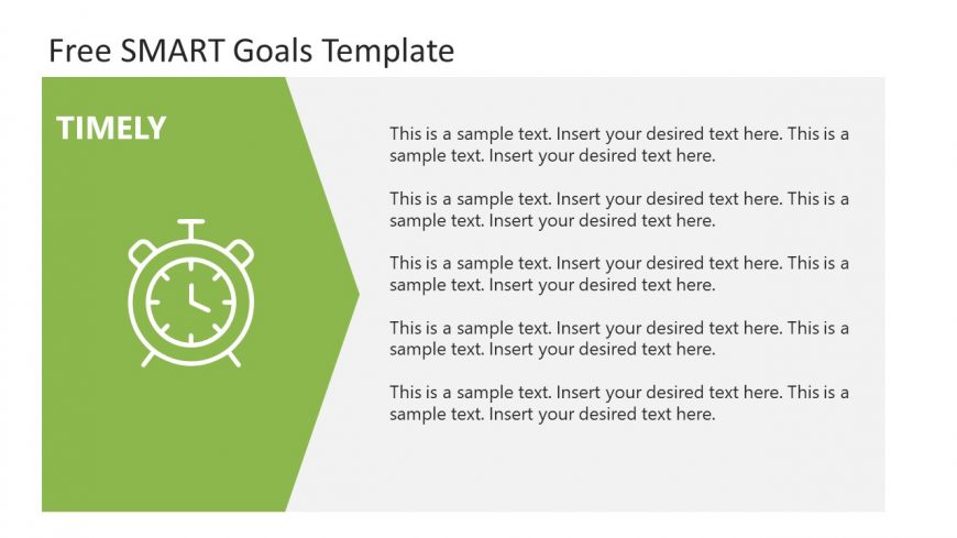 PowerPoint SMART Goals Timely Segment