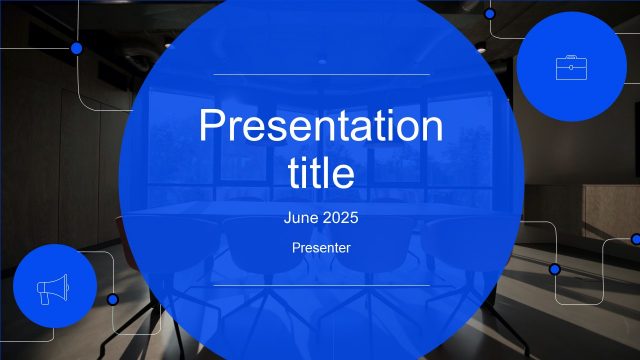 Title Slide -Free Thin Dark Minimal General Purpose Template
