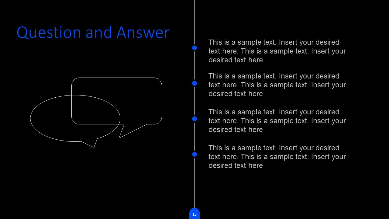 Slide for Question/Answers - Powerpoint Free Template