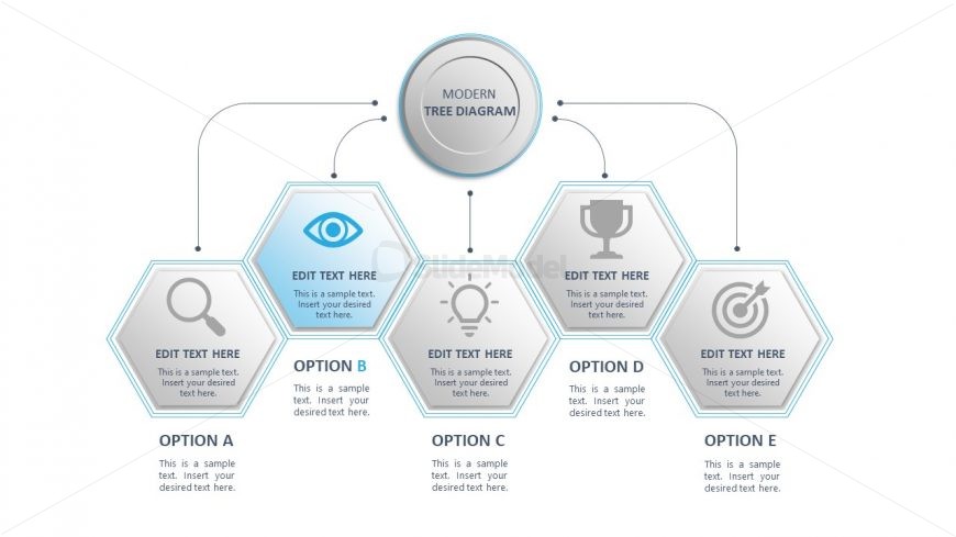 Template Slide for Free Tree Diagram Template