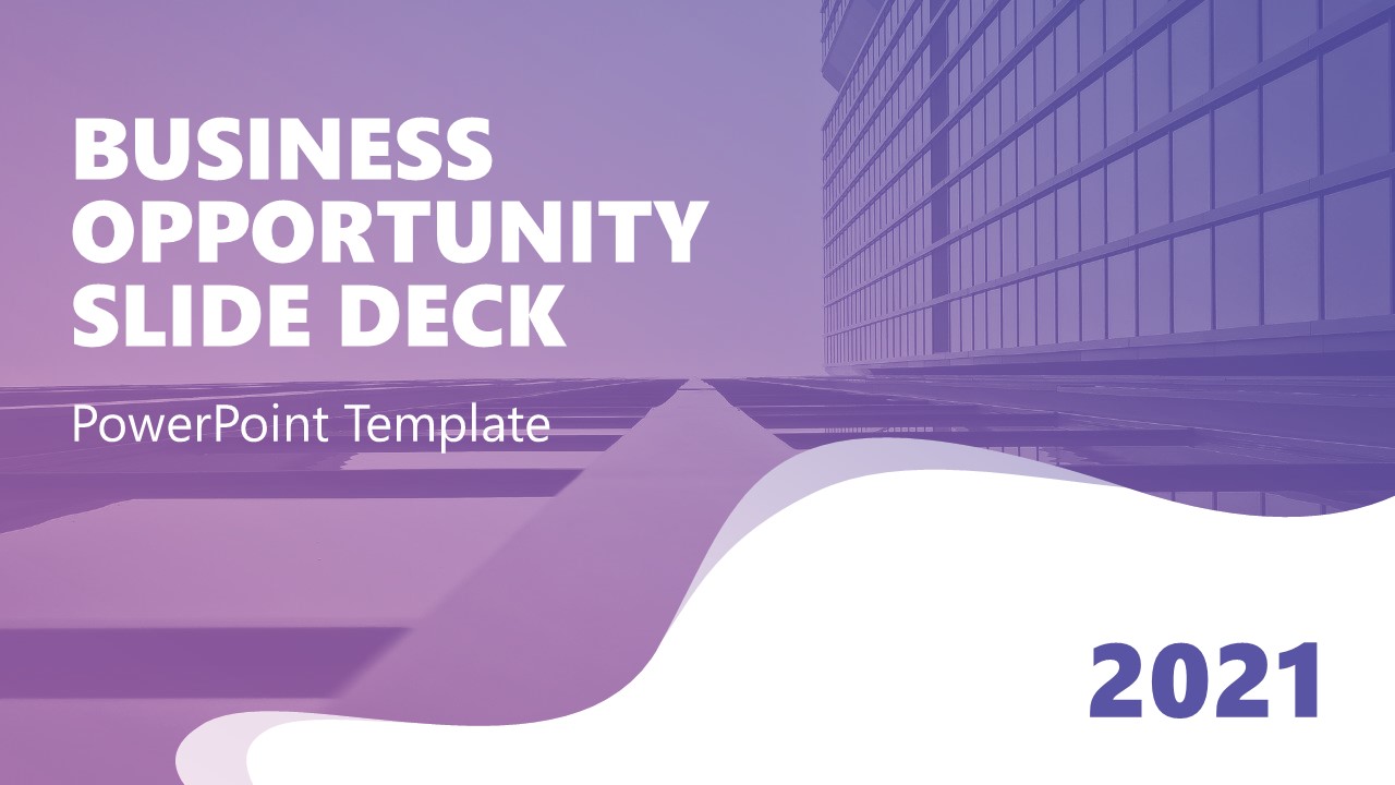 Free PPT Template Business Opportunity Slide