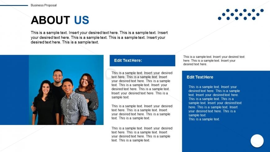 General Purpose Layout Slide for About Us