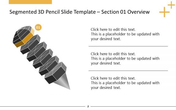 First Segment Color Highlighting Slide