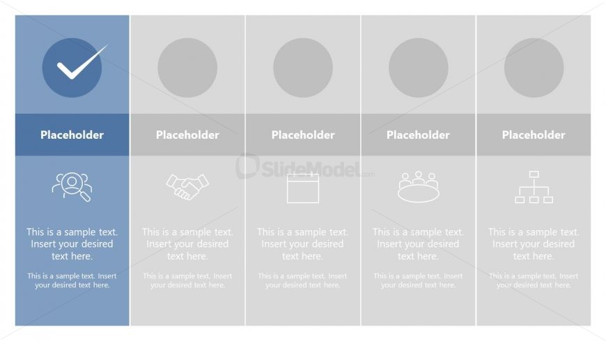 Free Horizontal Checklist PPT Slide