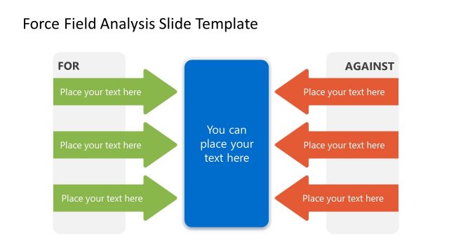 Force Field Analysis Infographic Layout