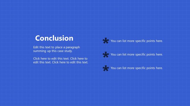 Free Case Study Template – Conclusion Slide