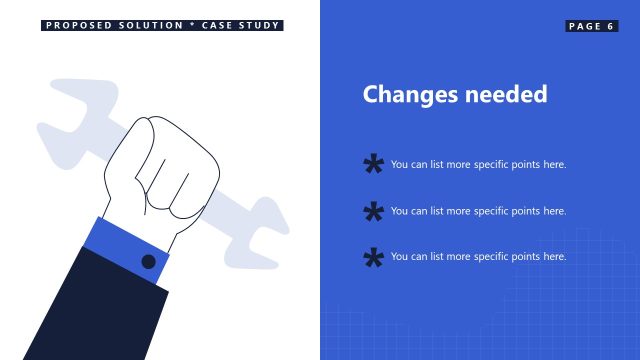 Changes Required Infographic Slide Template