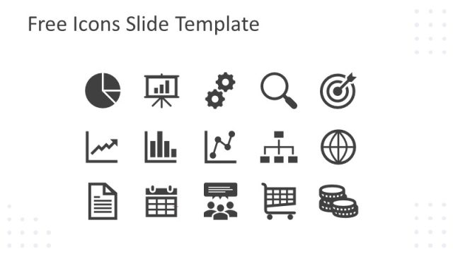 Black Icons Slide for PowerPoint – Free Slide Template