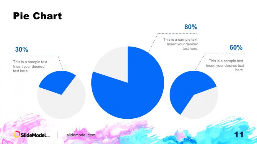 Free Editable Data Driven Pie Chart Design for PowerPoint