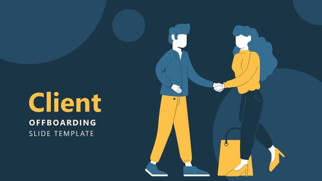 Dark Background Client Offboarding Presentation Slide