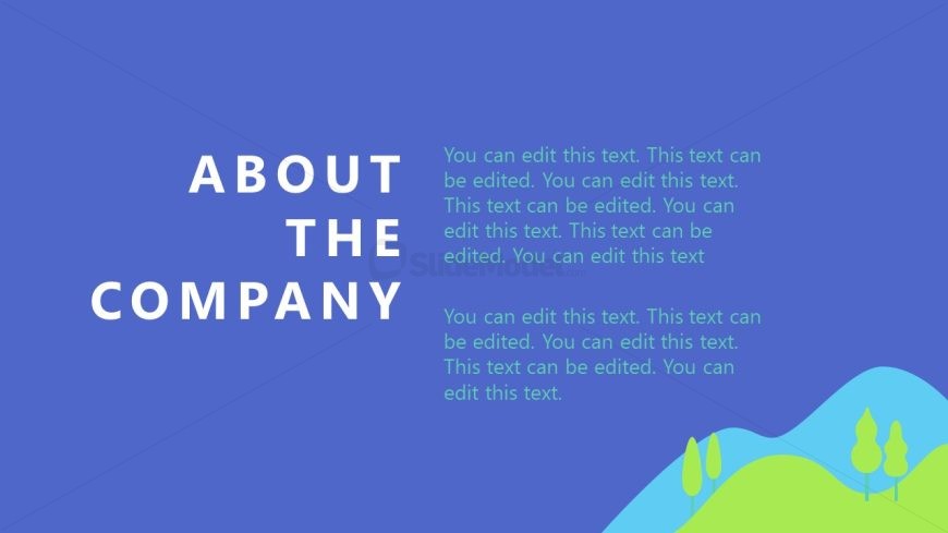About the Company Presentation Slide - Environmental Consulting PPT Template