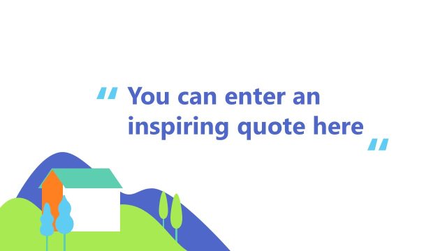 Inspiring Quote Slide – Free Environmental Consulting Template