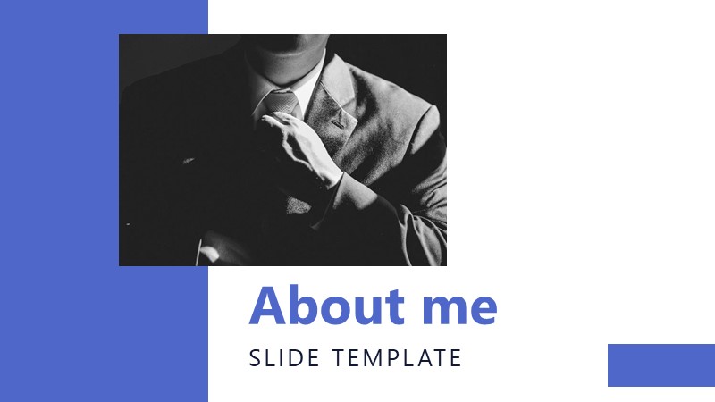 Editable PowerPoint Slide Design for Profile Presentation