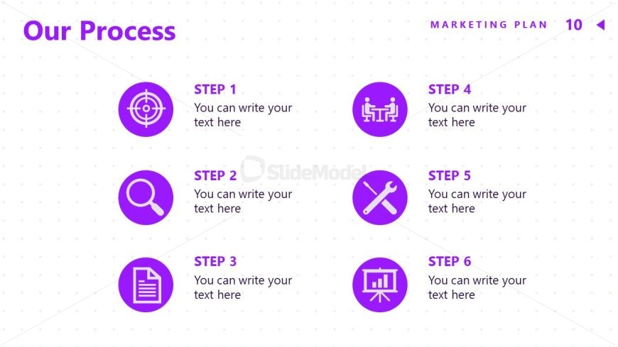 Editable Marketing Plan Presentation PPT Slide