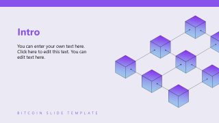 Intro Slide For Free Blockchain Slide PowerPoint Template 