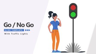 Editable Go No Go Presentation Slide Template for PPT