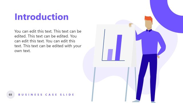 Free Introduction Slide for Business Case Presentation