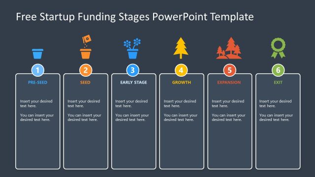 Free PowerPoint Template for Funding Stages Presentation