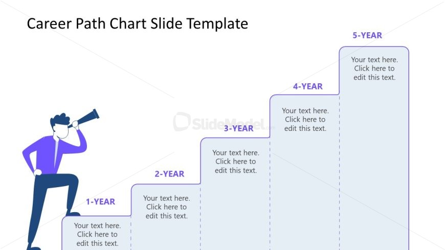 PPT Career Path Presentation Template for PowerPoint