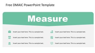 PPT Free Slide Template for DMAIC Presentation