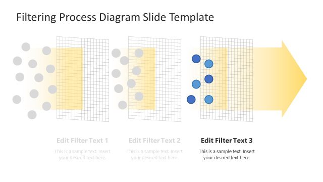 Free Filtering Process Diagram PPT Slide